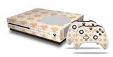 WraptorSkinz Decal Skin Wrap Set works with 2016 and newer XBOX One S Console and 2 Controllers Boxed Peach