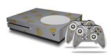 WraptorSkinz Decal Skin Wrap Set works with 2016 and newer XBOX One S Console and 2 Controllers Anchors Away Gray