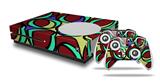 WraptorSkinz Decal Skin Wrap Set works with 2016 and newer XBOX One S Console and 2 Controllers Crazy Dots 04