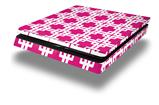 Vinyl Decal Skin Wrap compatible with Sony PlayStation 4 Slim Console Boxed Fushia Hot Pink (PS4 NOT INCLUDED)