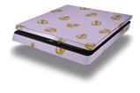 Vinyl Decal Skin Wrap compatible with Sony PlayStation 4 Slim Console Anchors Away Lavender (PS4 NOT INCLUDED)