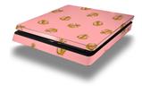 Vinyl Decal Skin Wrap compatible with Sony PlayStation 4 Slim Console Anchors Away Pink (PS4 NOT INCLUDED)