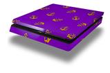 Vinyl Decal Skin Wrap compatible with Sony PlayStation 4 Slim Console Anchors Away Purple (PS4 NOT INCLUDED)