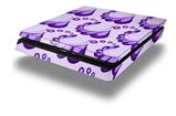 Vinyl Decal Skin Wrap compatible with Sony PlayStation 4 Slim Console Petals Purple (PS4 NOT INCLUDED)
