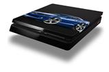 Vinyl Decal Skin Wrap compatible with Sony PlayStation 4 Slim Console 2010 Camaro RS Blue (PS4 NOT INCLUDED)