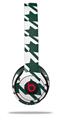 WraptorSkinz Skin Decal Wrap compatible with Beats Solo 2 and Solo 3 Wireless Headphones Houndstooth Hunter Green Skin Only (HEADPHONES NOT INCLUDED)