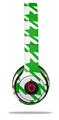 WraptorSkinz Skin Decal Wrap compatible with Beats Solo 2 and Solo 3 Wireless Headphones Houndstooth Green Skin Only (HEADPHONES NOT INCLUDED)