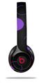 WraptorSkinz Skin Decal Wrap compatible with Beats Solo 2 and Solo 3 Wireless Headphones Lots of Dots Purple on Black Skin Only (HEADPHONES NOT INCLUDED)
