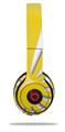 WraptorSkinz Skin Decal Wrap compatible with Beats Solo 2 and Solo 3 Wireless Headphones Rising Sun Japanese Flag Yellow Skin Only (HEADPHONES NOT INCLUDED)