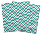 Vinyl Craft Cutter Designer 12x12 Sheets Zig Zag Teal and Gray - 2 Pack