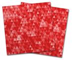 Vinyl Craft Cutter Designer 12x12 Sheets Triangle Mosaic Red - 2 Pack