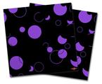 Vinyl Craft Cutter Designer 12x12 Sheets Lots of Dots Purple on Black - 2 Pack