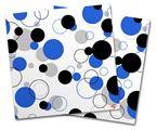 Vinyl Craft Cutter Designer 12x12 Sheets Lots of Dots Blue on White - 2 Pack