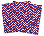 Vinyl Craft Cutter Designer 12x12 Sheets Zig Zag Red White and Blue - 2 Pack