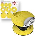 Decal Style Vinyl Skin Wrap 3 Pack for PopSockets Raining Yellow (POPSOCKET NOT INCLUDED)