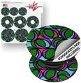 Decal Style Vinyl Skin Wrap 3 Pack for PopSockets Crazy Dots 03 (POPSOCKET NOT INCLUDED)