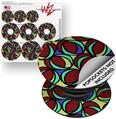Decal Style Vinyl Skin Wrap 3 Pack for PopSockets Crazy Dots 04 (POPSOCKET NOT INCLUDED)