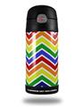 Skin Decal Wrap for Thermos Funtainer 12oz Bottle Zig Zag Rainbow (BOTTLE NOT INCLUDED)