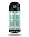 Skin Decal Wrap for Thermos Funtainer 12oz Bottle Squared Seafoam Green (BOTTLE NOT INCLUDED)