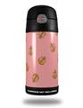 Skin Decal Wrap for Thermos Funtainer 12oz Bottle Anchors Away Pink (BOTTLE NOT INCLUDED)