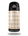 Skin Decal Wrap for Thermos Funtainer 12oz Bottle Houndstooth Peach (BOTTLE NOT INCLUDED)