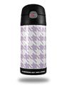 Skin Decal Wrap for Thermos Funtainer 12oz Bottle Houndstooth Lavender (BOTTLE NOT INCLUDED)