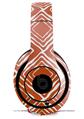 WraptorSkinz Skin Decal Wrap compatible with Beats Studio 2 and 3 Wired and Wireless Headphones Wavey Burnt Orange Skin Only HEADPHONES NOT INCLUDED