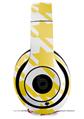 WraptorSkinz Skin Decal Wrap compatible with Beats Studio 2 and 3 Wired and Wireless Headphones Houndstooth Yellow Skin Only HEADPHONES NOT INCLUDED