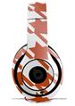 WraptorSkinz Skin Decal Wrap compatible with Beats Studio 2 and 3 Wired and Wireless Headphones Houndstooth Burnt Orange Skin Only HEADPHONES NOT INCLUDED