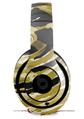 WraptorSkinz Skin Decal Wrap compatible with Beats Studio 2 and 3 Wired and Wireless Headphones Alecias Swirl 02 Yellow Skin Only HEADPHONES NOT INCLUDED