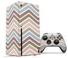 WraptorSkinz Skin Wrap compatible with the 2020 XBOX Series X Console and Controller Zig Zag Colors 03 (XBOX NOT INCLUDED)
