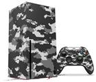 WraptorSkinz Skin Wrap compatible with the 2020 XBOX Series X Console and Controller WraptorCamo Digital Camo Gray (XBOX NOT INCLUDED)