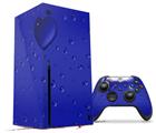 WraptorSkinz Skin Wrap compatible with the 2020 XBOX Series X Console and Controller Raining Blue (XBOX NOT INCLUDED)