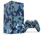 WraptorSkinz Skin Wrap compatible with the 2020 XBOX Series X Console and Controller WraptorCamo Old School Camouflage Camo Navy (XBOX NOT INCLUDED)