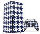 WraptorSkinz Skin Wrap compatible with the 2020 XBOX Series X Console and Controller Houndstooth Navy Blue (XBOX NOT INCLUDED)
