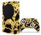 WraptorSkinz Skin Wrap compatible with the 2020 XBOX Series S Console and Controller Electrify Yellow (XBOX NOT INCLUDED)