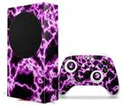 WraptorSkinz Skin Wrap compatible with the 2020 XBOX Series S Console and Controller Electrify Hot Pink (XBOX NOT INCLUDED)