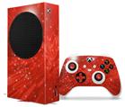 WraptorSkinz Skin Wrap compatible with the 2020 XBOX Series S Console and Controller Stardust Red (XBOX NOT INCLUDED)