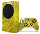 WraptorSkinz Skin Wrap compatible with the 2020 XBOX Series S Console and Controller Stardust Yellow (XBOX NOT INCLUDED)
