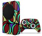 WraptorSkinz Skin Wrap compatible with the 2020 XBOX Series S Console and Controller Crazy Dots 04 (XBOX NOT INCLUDED)