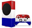 WraptorSkinz Skin Wrap compatible with the 2020 XBOX Series S Console and Controller Red White and Blue (XBOX NOT INCLUDED)