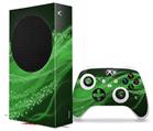 WraptorSkinz Skin Wrap compatible with the 2020 XBOX Series S Console and Controller Mystic Vortex Green (XBOX NOT INCLUDED)