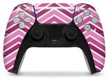 WraptorSkinz Skin Wrap compatible with the Sony PS5 DualSense Controller Zig Zag Pinks (CONTROLLER NOT INCLUDED)