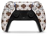 WraptorSkinz Skin Wrap compatible with the Sony PS5 DualSense Controller Boxed Chocolate Brown (CONTROLLER NOT INCLUDED)