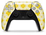 WraptorSkinz Skin Wrap compatible with the Sony PS5 DualSense Controller Boxed Yellow (CONTROLLER NOT INCLUDED)