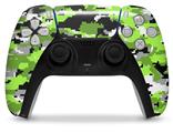 WraptorSkinz Skin Wrap compatible with the Sony PS5 DualSense Controller WraptorCamo Digital Camo Neon Green (CONTROLLER NOT INCLUDED)
