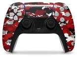 WraptorSkinz Skin Wrap compatible with the Sony PS5 DualSense Controller WraptorCamo Digital Camo Red (CONTROLLER NOT INCLUDED)