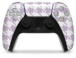 WraptorSkinz Skin Wrap compatible with the Sony PS5 DualSense Controller Houndstooth Lavender (CONTROLLER NOT INCLUDED)