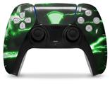 WraptorSkinz Skin Wrap compatible with the Sony PS5 DualSense Controller Radioactive Green (CONTROLLER NOT INCLUDED)