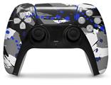 WraptorSkinz Skin Wrap compatible with the Sony PS5 DualSense Controller Abstract 02 Blue (CONTROLLER NOT INCLUDED)